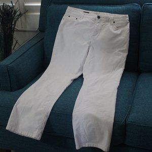St. John's Bay Off White Corduroy Pants Size 12
